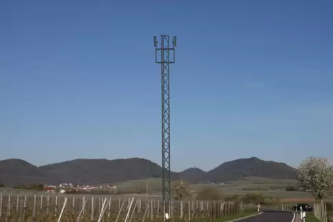So sieht der Funkmast auf der Darstellung des Mörzheimer Architekten aus. 