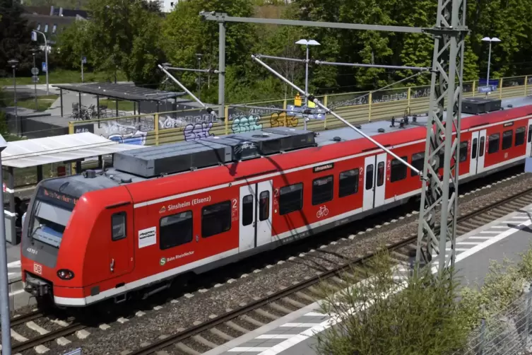 Die Triebwagen der Baureihe 425, die derzeit auf der Linie S 6 eingesetzt werden (hier in Frankenthal Süd), bleiben auch nach ih