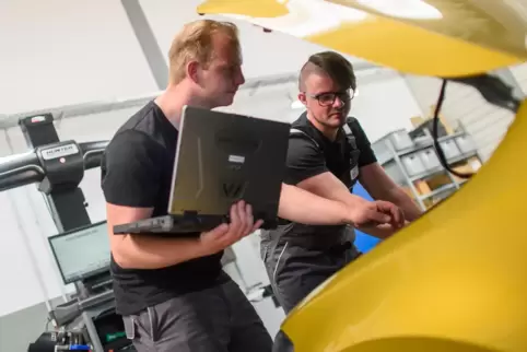 Vielleicht Kfz-Mechatroniker? Das Programm soll die Jobwahl erleichtern.