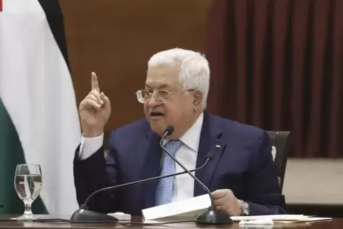 Ist mittlerweile recht unpopulär: Palästinenserpräsident Mahmud Abbas.