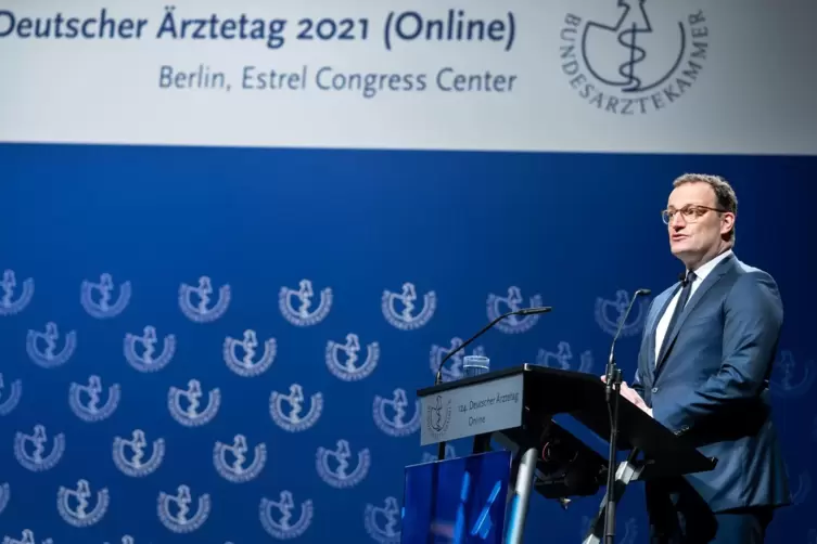 Minister Jens Spahn verwies auf Stärken und Schwächen im deutschen Gesundheitssystem.