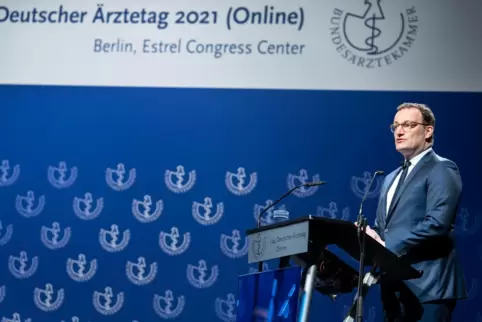 Minister Jens Spahn verwies auf Stärken und Schwächen im deutschen Gesundheitssystem.