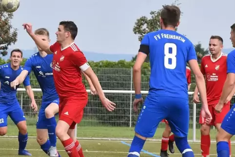 Emir Brguljak trägt beim FV Freinsheim seine Lieblingszahl 8 auf dem Rücken. 