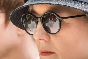 Maike Kohl-Richter beim Begräbnis ihres Mannes im Juni 2017. Maike Kohl-Richter beim Begräbnis ihres Mannes im Juni 2017.