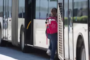 Die Gewerkschaft fordert bessere Arbeitsbedingungen für die Busfahrer. 