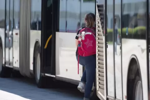 Die Gewerkschaft fordert bessere Arbeitsbedingungen für die Busfahrer. 