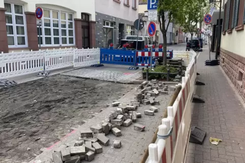 Wird erneuert: Wormser Straße. 