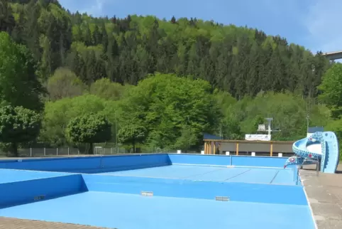2020 blieb das Schwimmbad Biebermühle coronabedingt geschlossen.