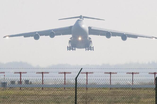 Im Landeanflug auf die Air Base: Eine solche Maschine des Typs C-5 Galaxy soll Ende März Kerosin über der Region abgelassen habe