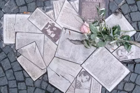 Widerstand gegen das NS-Regime: In München erinnert an der Ludwig-Maximilians-Universität ein in den Boden eingelassenes Denkmal