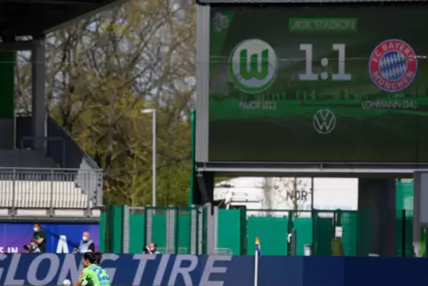 Enttäuschung in Wolfsburg.