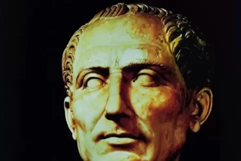 Bekannte Figur aus der Antike: Julius Cäsar.