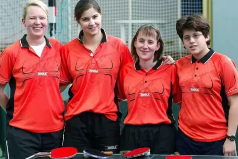 Schrieben Tischtennis-Geschichte in Zweibrücken, mit Regionalliga-Titeln und spannenden Aufstiegsspielen: die BTTF-Damen, hier i