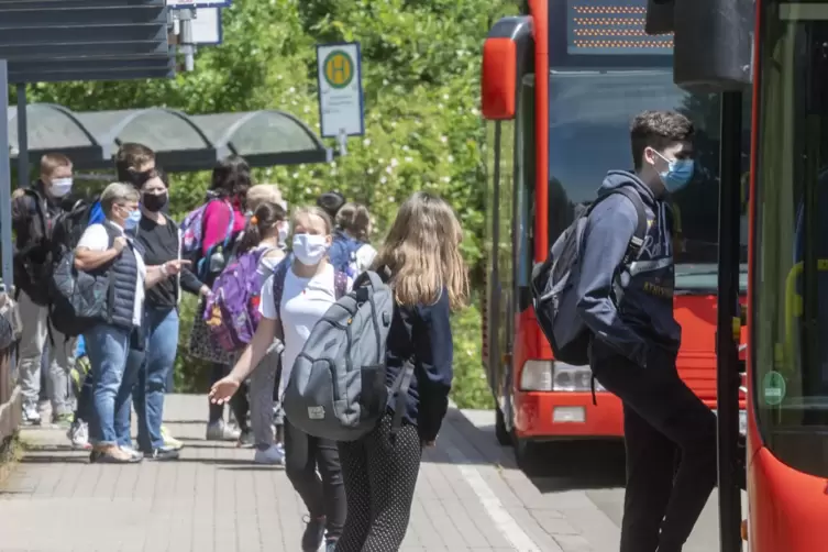 Vom Busfahrerstreik ist auch die Schülerbeförderung betroffen. 