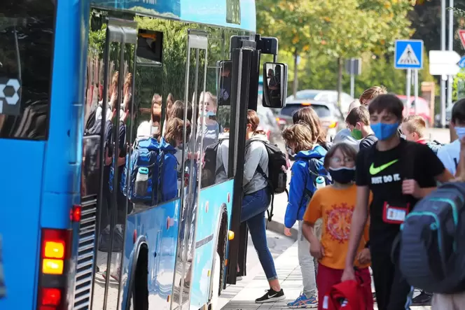 Schulbusse fahren an den Streiktagen nur wenige.