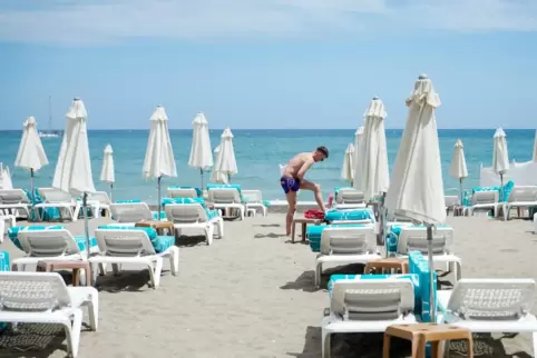 Strand in Spanien.