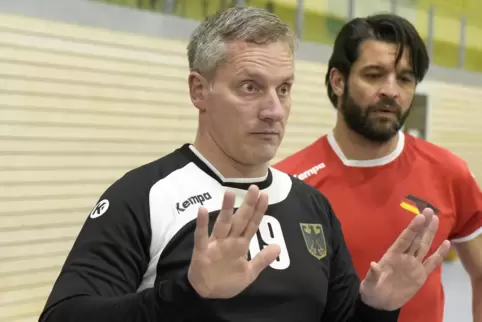 Alexander Zimpelmann ist auch Trainer der deutschen Gehörlosen-Nationalmannschaft. 