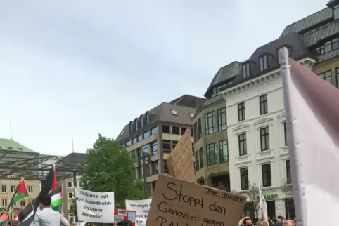 Friedliche Demonstrationen gegen die Politik Israels in Deutschland sind möglich. 