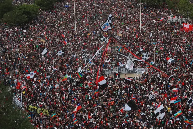 Mit diesen Protesten 2019 erkämpften sich die Chilenen eine Chance auf eine neue Verfassung.
