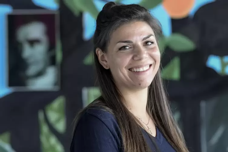 Sozialp&auml;dagogin Kathrin Rei&szlig;felder arbeitet seit April an der Realschule plus in Bobenheim-Roxheim.