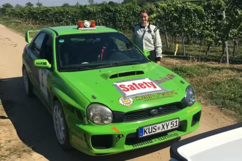 Chiara Mootz fiebert ihrem ersten Rallye-Einsatz entgegen. Bei der Rallye Alzey war sie im Vorwagen als Beifahrerin dabei. 