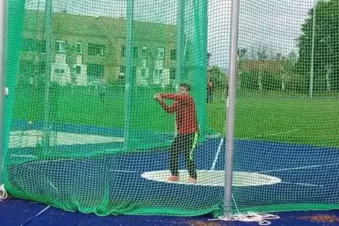Timo Port beim Wettkampf in Saarbrücken.