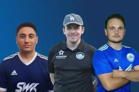 Das E-Sport-Team des VfR Kaiserslautern (von links): Davut Kurt, Marvin Müller und Alexander Fahsel. 