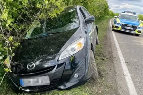 So sah das Unfallauto an der L 516 aus.