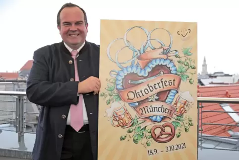 So hätte das Plakat für das (abgesagte) Oktoberfest aussehen sollen.