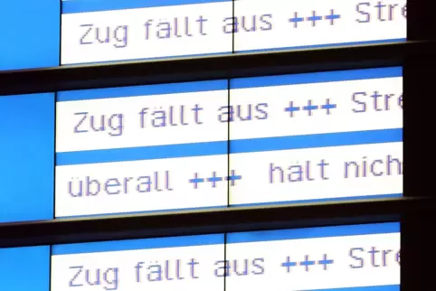 Ganz so weit ist es noch nicht, aber schon bald könnte es erste Warnstreiks bei der Bahn geben.