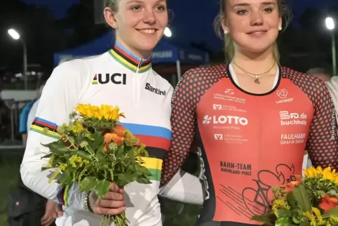 Ein erfolgreiches Team: Alessa Catriona Pröpster und Katharina Albers (rechts) 2019.