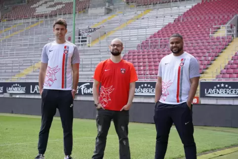Das e-Sport-Team des FCK (von links): David Heintz (heintzinho), Jonathan Mayer Garcia (jonamg) und Dico (dicotv).
