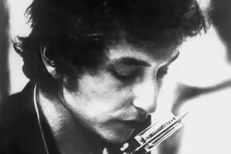 Der Junge mit der Mundharmonika: Bob Dylan in fr&uuml;hen Tagen.