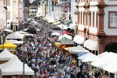 Bauernmarkt in Speyer: Hier würden die Bürger nicht ausgewählt, aber das Bild passt – es geht darum, aus einer großen Gesamtheit