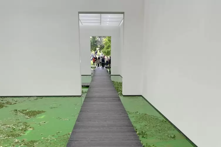 Der Weg ist das Ziel: Die Fondation Beyeler, innen. 