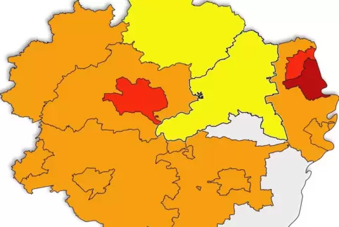 Es gibt wieder weiße Flecken auf der Corona-Karte: Inzidenzen unter 20. 