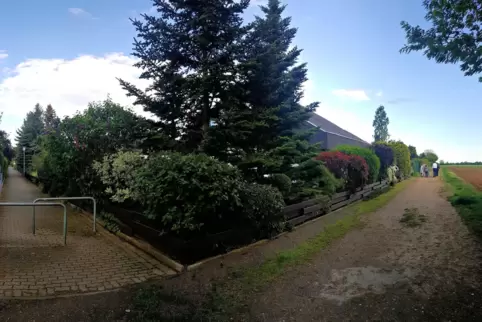 Die Anwohner der Kallstadter Straße forderten, dass der Feldweg (rechts) in Verlängerung der Haardtstraße bis zur Weinbietstraße