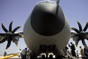 Der militärische Airbus 400. Der militärische Airbus 400.