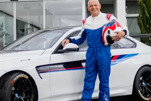 Als Rennfahrer: Werner Schick. 