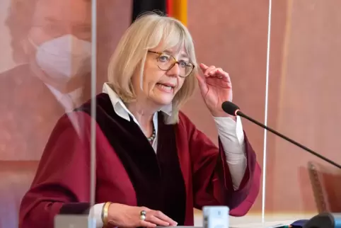 Die Vorsitzende Richterin Jutta Förster verkündete am Montag die Urteile des Bundesfinanzhofs zur Rentenbesteuerung. 