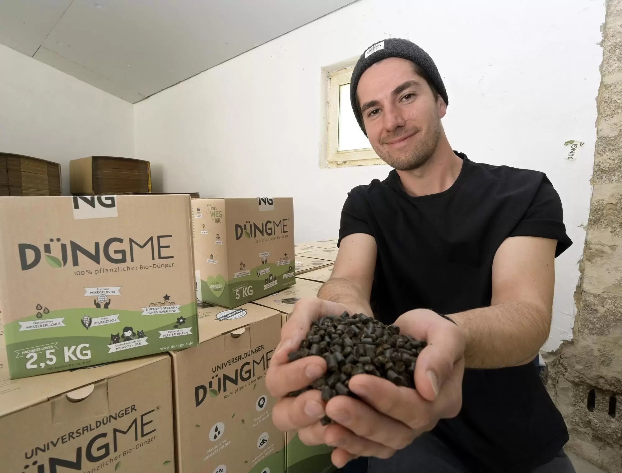 Start-up-Story: Brderpaar erfolgreich mit Bio-Dnger-Pellets -  Hochdorf-Assenheim - DIE RHEINPFALZ