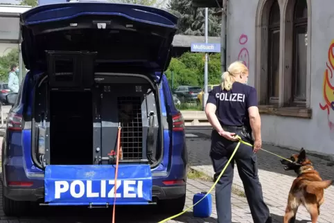 Das Foto wurde am Freitag am Einsatzort aufgenommen.