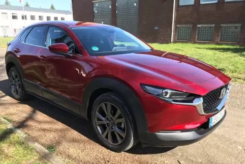 Markante Details: das Kompakt-SUV Mazda CX-30.