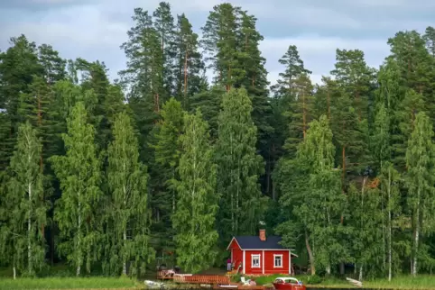 Die Ruhe, die man fürs Sisu braucht, lässt sich in diesem finnischen Ferienhaus bestimmt schnell finden. 