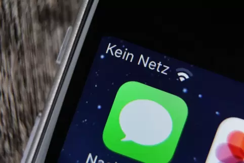 Kein Netz: In der Fläche ist dieser Anblick keine Seltenheit.