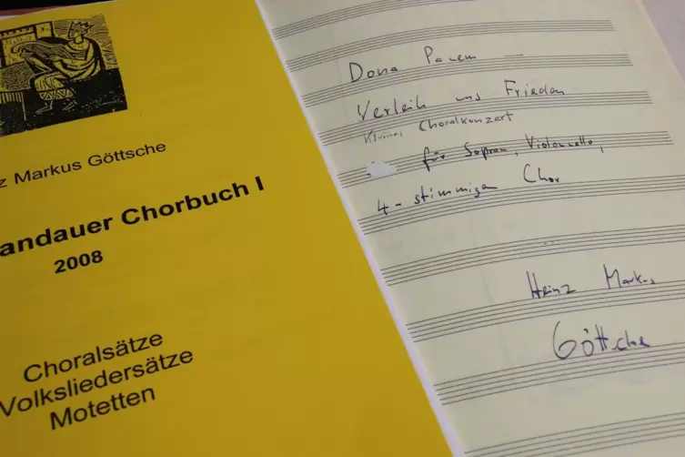 Aus dem kompositorischen Werk von Heinz Markus Göttsche: „Dona Pacem“ (Verleih uns Frieden), ein Kleines Choralkonzert.