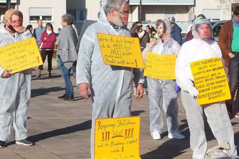 Oktober 2020: Querdenker-Demo in Speyer.