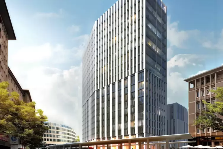 An der Spitze 67 Meter hoch geplant: das &bdquo;Metropol&ldquo;.