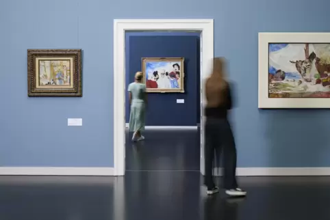 Kunst auf Blau: James-Ensor-Ausstellung in der Mannheimer Kunsthalle. Kunst auf Blau: James-Ensor-Ausstellung in der Mannheimer Kunsthalle.