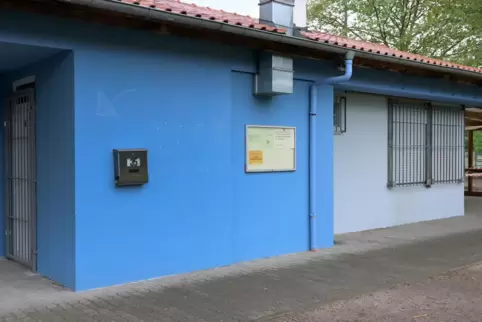 Während der Pandemie oft geschlossen: Kiosk am Abenteuerspielplatz.